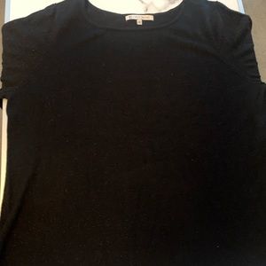 Keyhole sleeve sweater